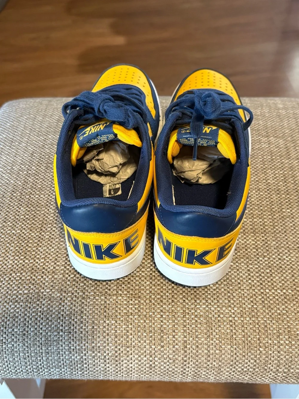 Nike Terminator Low OG Navy and Gold Low-Top Sneakers. Size 6Y/7.5W - Picture 3 of 7
